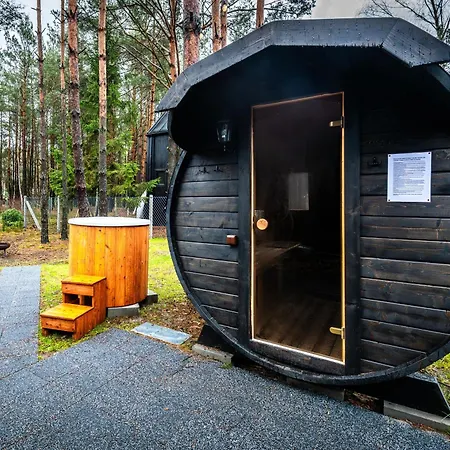 Heban Forest Cabin&sauna Starlink * Tomczyn