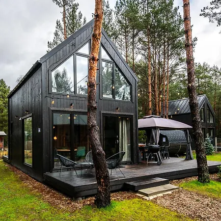 Heban Forest Cabin&sauna Starlink * Tomczyn