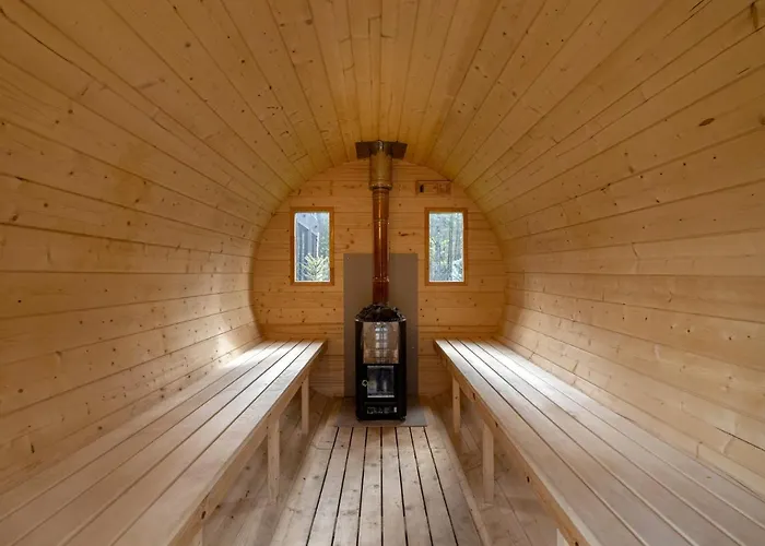 Heban Forest Cabin&sauna Starlink * Tomczyn