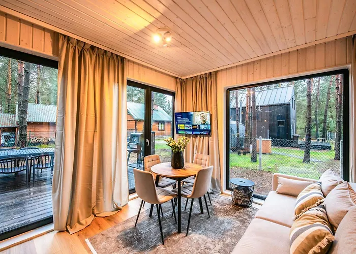 Dom wakacyjny Heban Forest Cabin&sauna Starlink Tomczyn