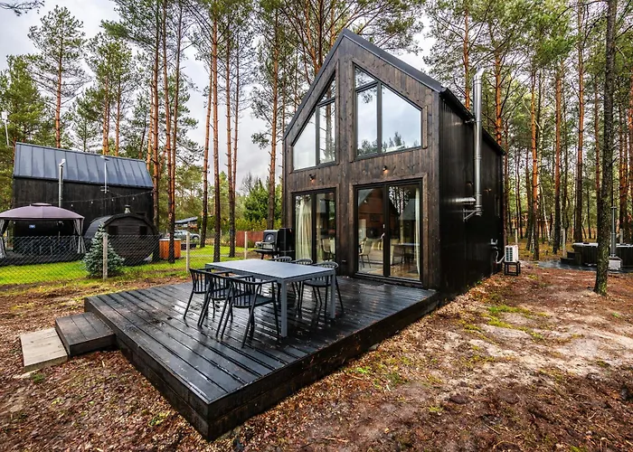 Dom wakacyjny Heban Forest Cabin&sauna Starlink *